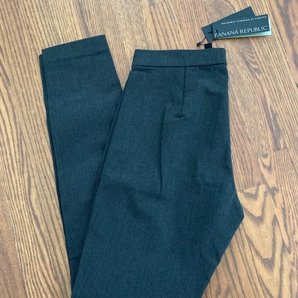 Banana Republic Devon legging pant, charcoal gray - Picture 2 of 5